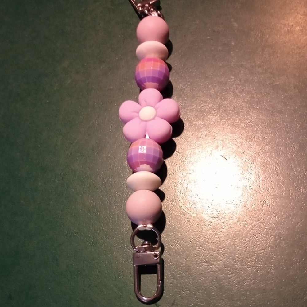 Phone Grip Beaded/ Acrylic & Silicone Breads